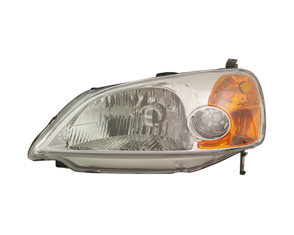Depo Left Headlight H4 for Honda Civic VII Coupe EM2 0105